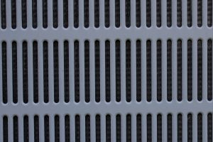 Close-up of air conditioner grate